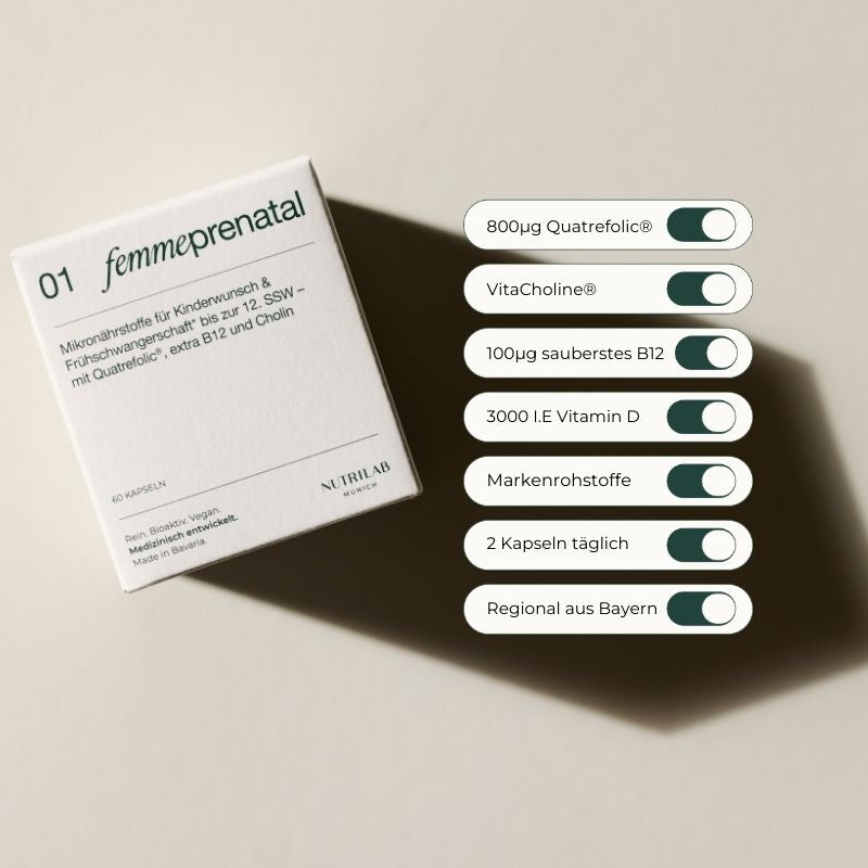 Anwendung 01 Femme prenatal NUTRILAB MUNCH USPs