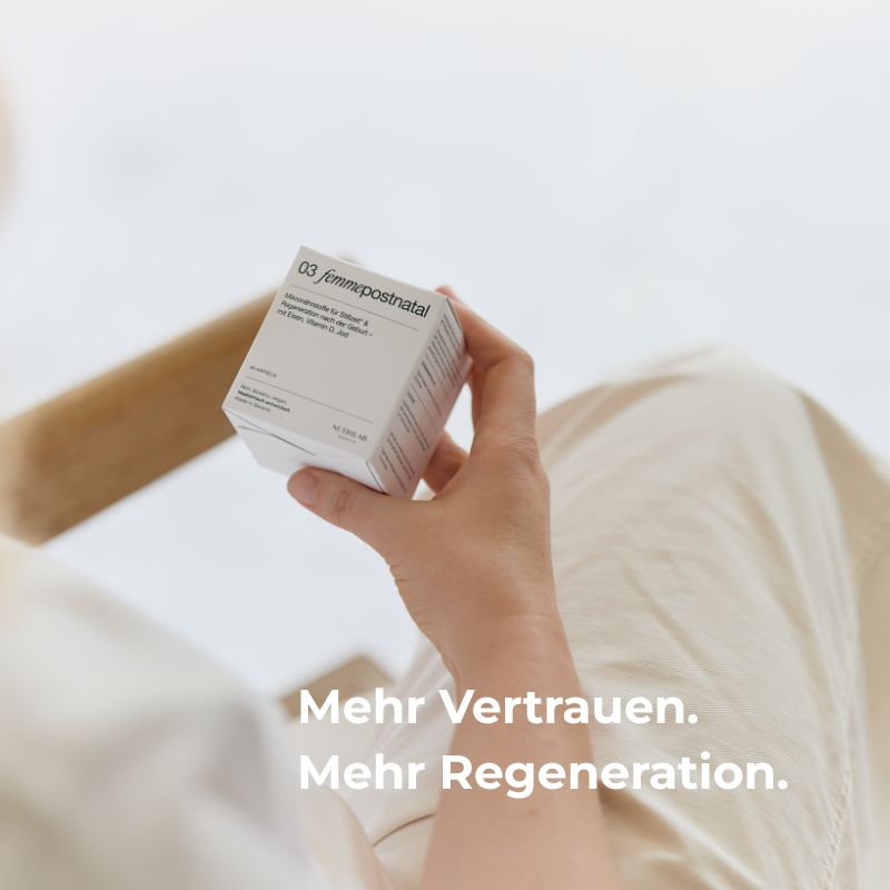 Anwendung 2 Kapseln. Mehr Vertrauen Mehr Regeneration in der Stillzeit