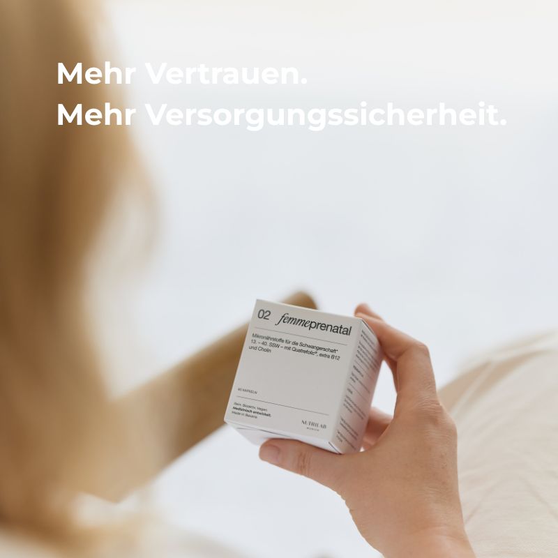 Sicherheit in der Schwangerschaft NUTRILAB FEMME PRENATAL