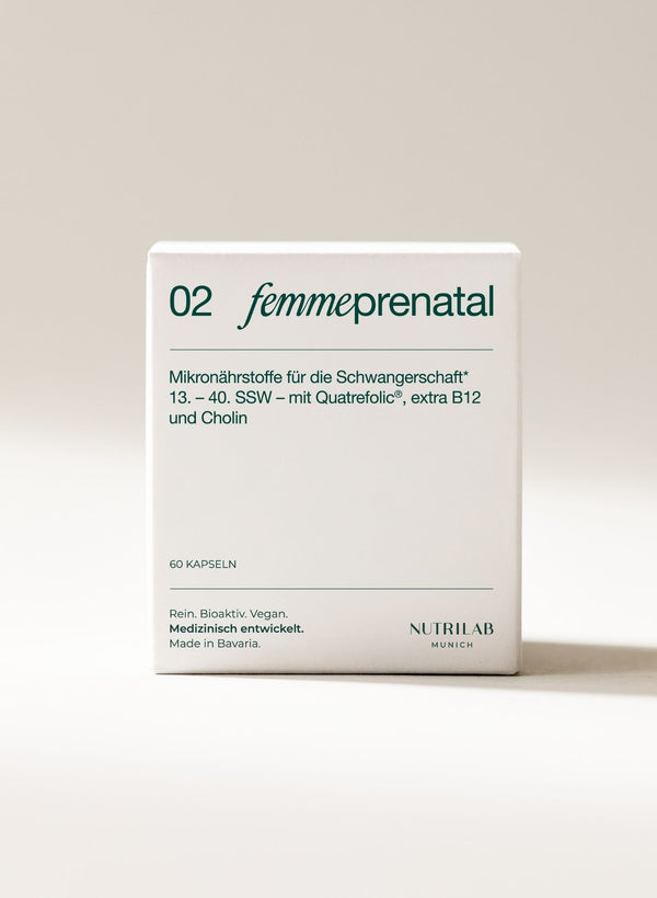02 FEMME PRENATAL NUTRILAB MUNICH Faltschachtel