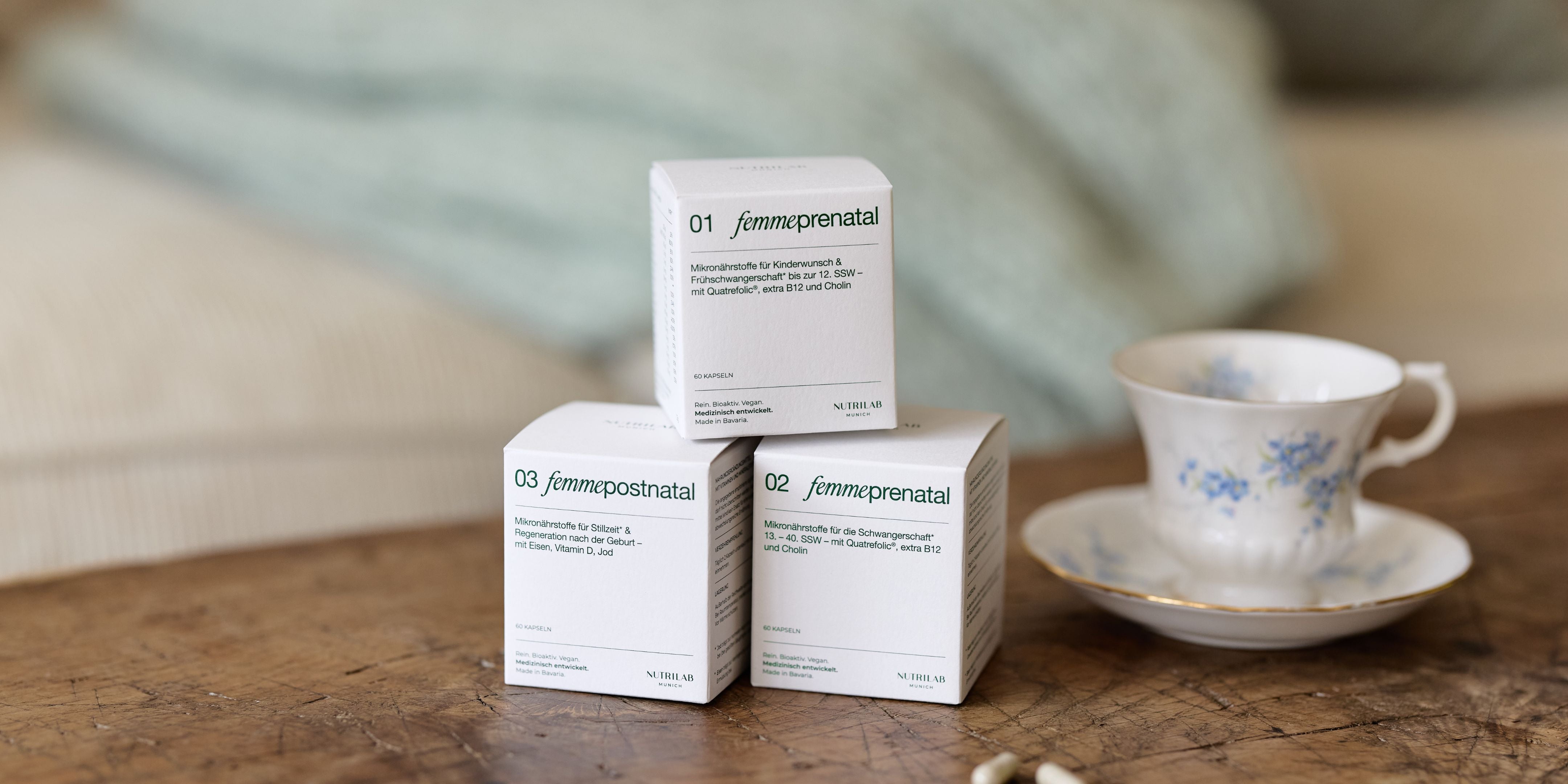 FEMME by NUTRILAB 01 02 03 by Dr. Valesca Proske Schwangerschaft
