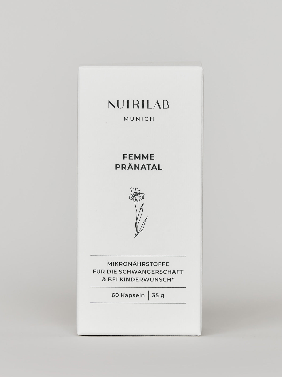 Nahrungsergänzungsmittel für de Kinderwunsch und die Schwangerschaft, mehr B12, vegan, NUTRILAB MUNICH