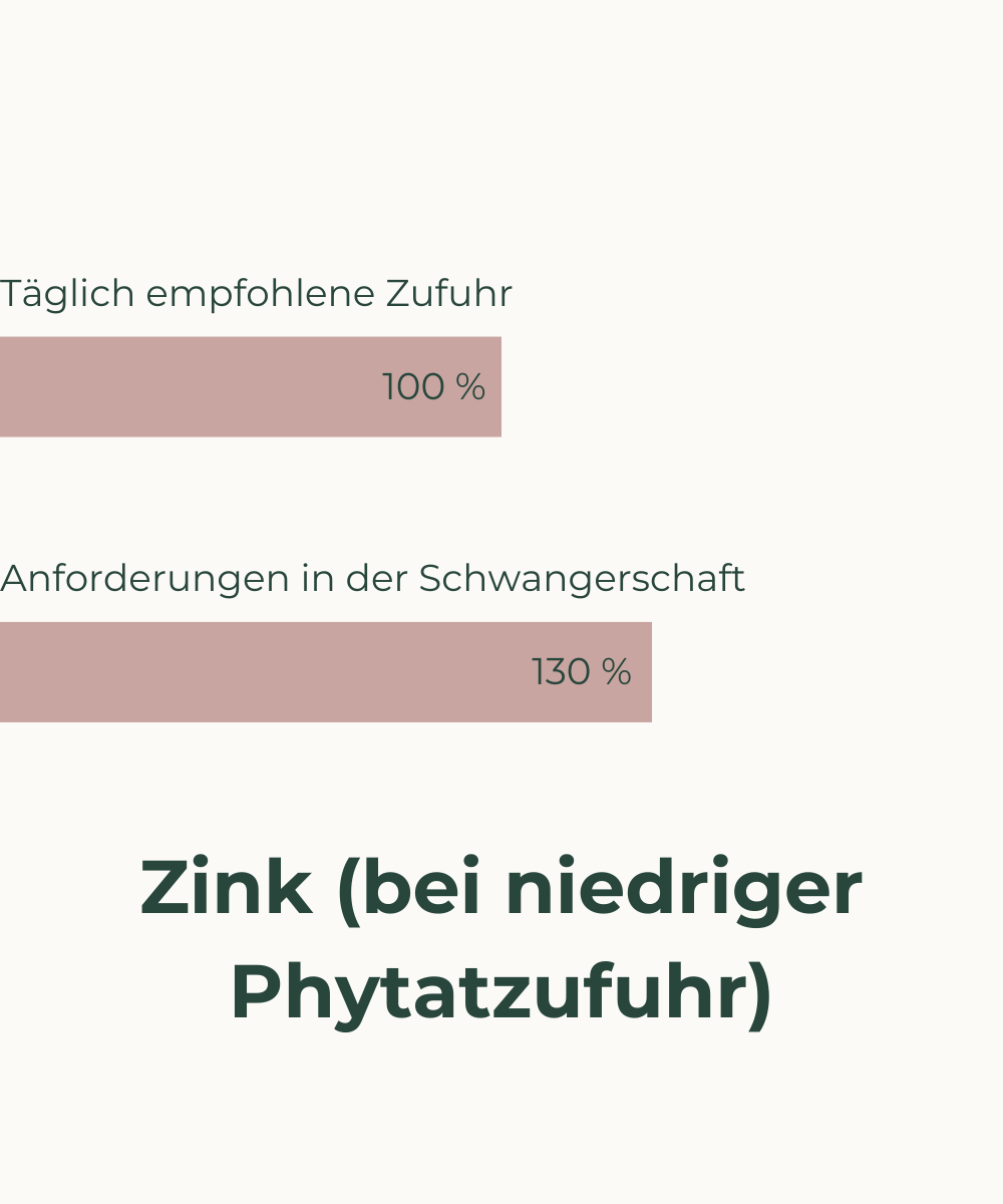 Naehrstoffbedarf in der Schwangerschaft_Zink-3 Veganer Phytatzufuhr_Tastefree Balchem Markenrohstoff